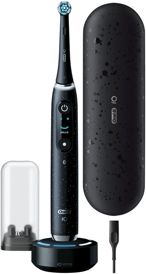 Elektrinis dantų šepetėlis Oral-B iO10 iOM10.1B4.2AD, Juodas
