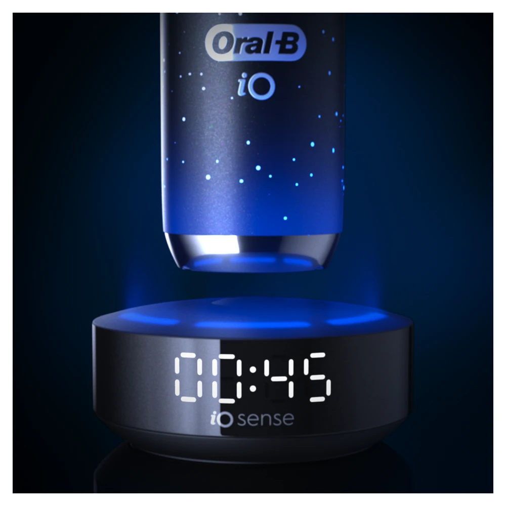 Elektrinis dantų šepetėlis Braun Oral-B iO Series 10, Juodos spalvos