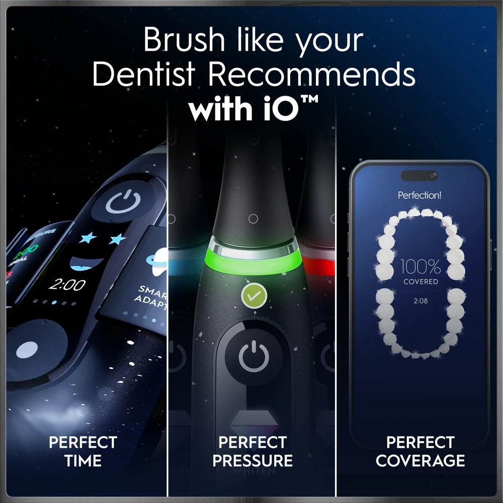 Braun iOM10d.4BDF4.0 Oral-B iO10 Duo Elektrinis Dantų Šepetėlis +TC