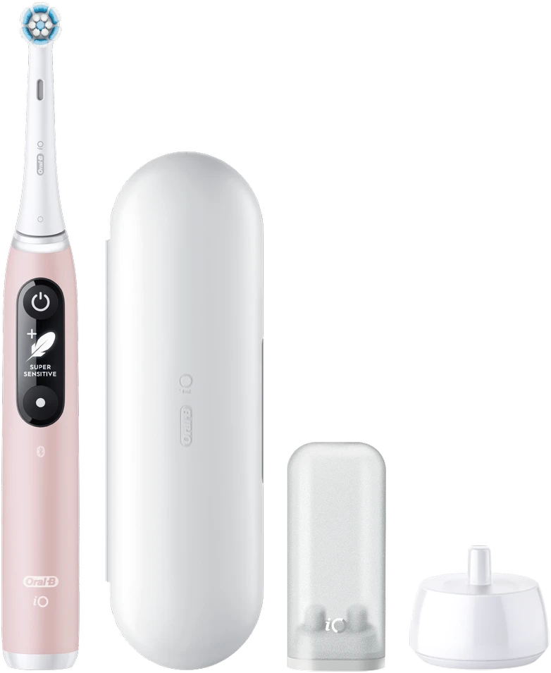 Elektrinis dantų šepetėlis Oral-B iO 6N, iOM6.1A6.1K, rožinis