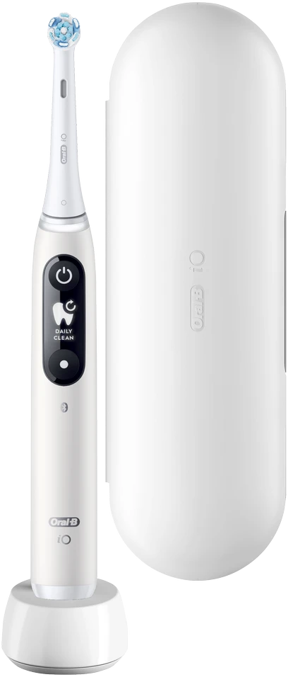 Braun iOM6.1A6.1K Oral-B iO6 Elektrinis Dantų Šepetėlis Baltas