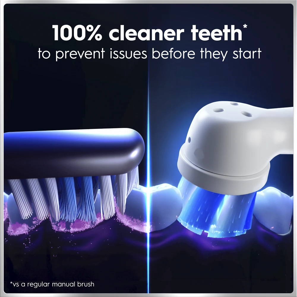 Elektrinis dantų šepetėlis Oral-B iO6 Series, baltas, 4210201438069