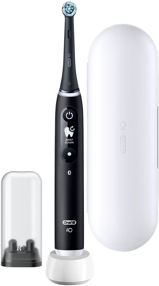 Braun iOM6.1B6.3DK Oral-B iO6 Elektrinis Dantų Šepetėlis Juodas Onyx