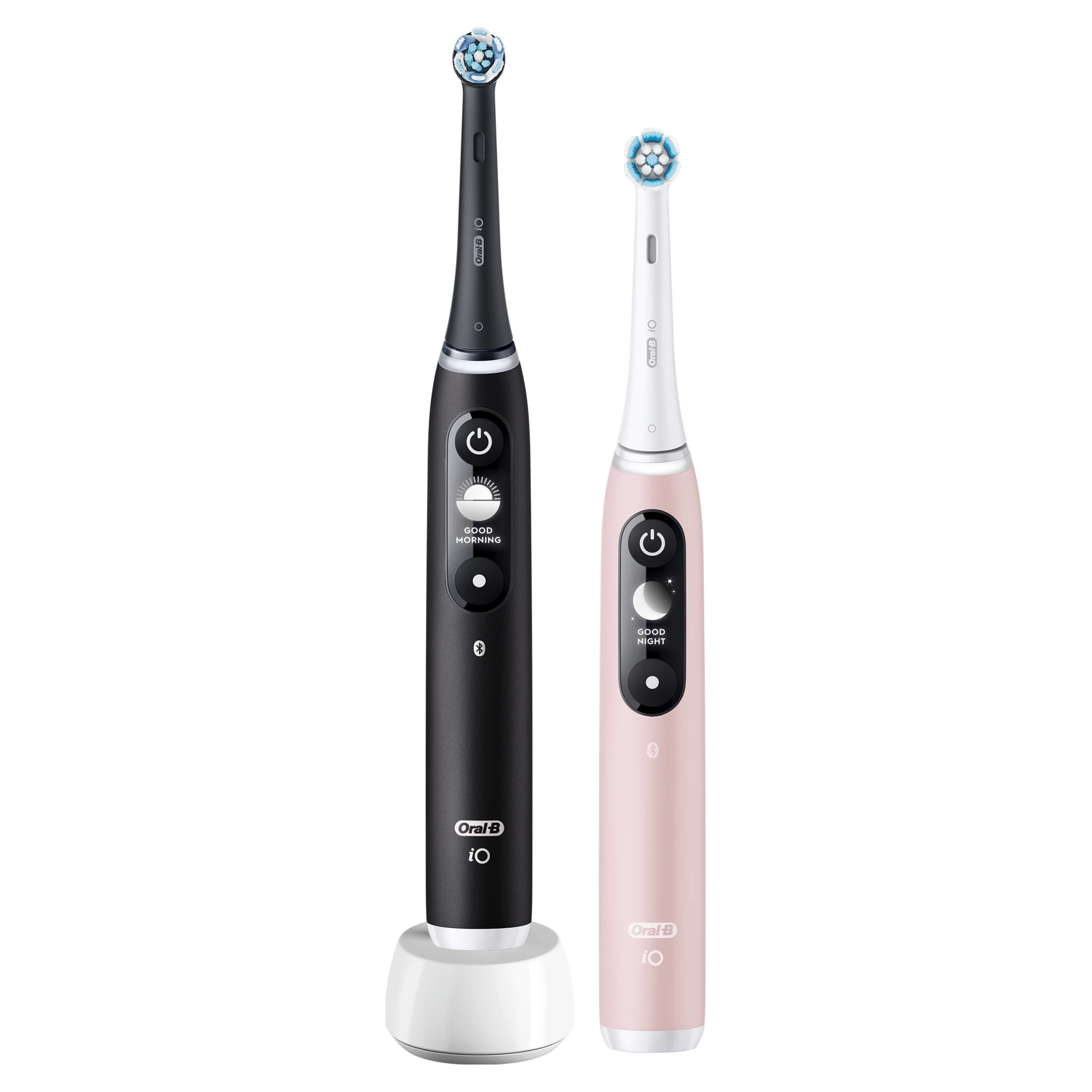 Braun iOM6d.2J6 Oral-B iO6 Duo Pack Elektrinis Dantų Šepetėlis Juodas + Rožinė Sand Extra Handle
