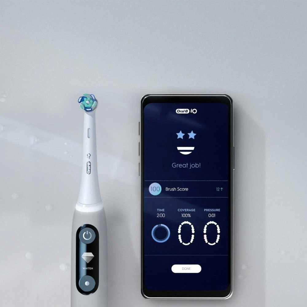 Elektrinis dantų šepetėlis Oral-B iO8, baltas