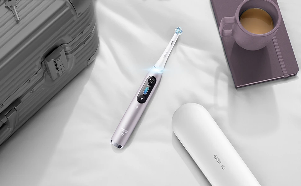 Elektrinis dantų šepetėlis Oral-B iO8, baltas