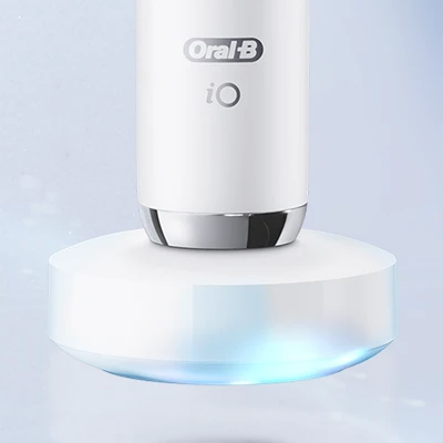 Elektrinis dantų šepetėlis Oral-B iO8, baltas