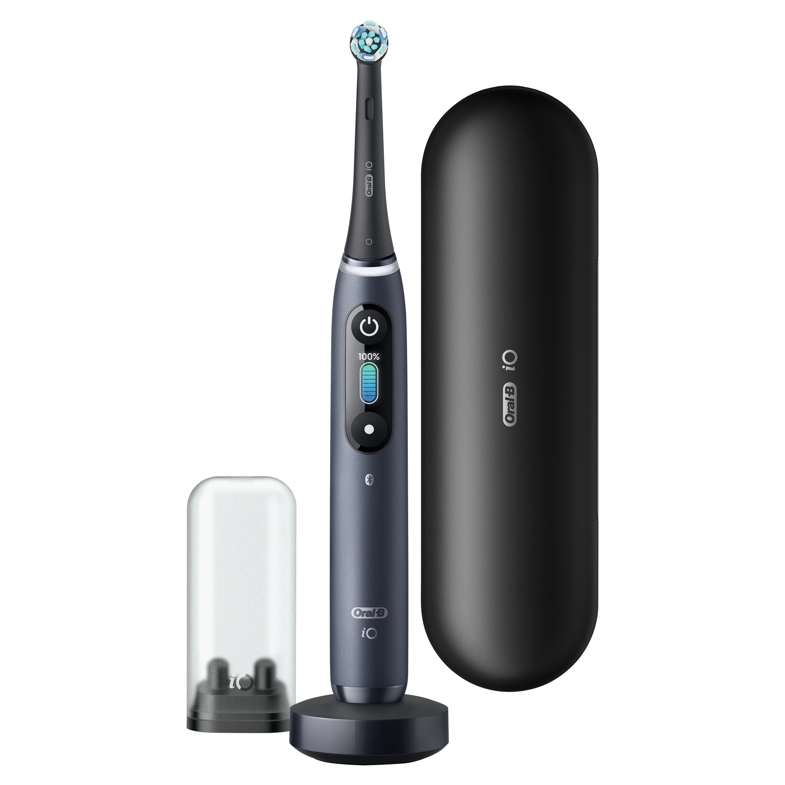 Elektrinis dantų šepetėlis Oral-B iO8, juodas