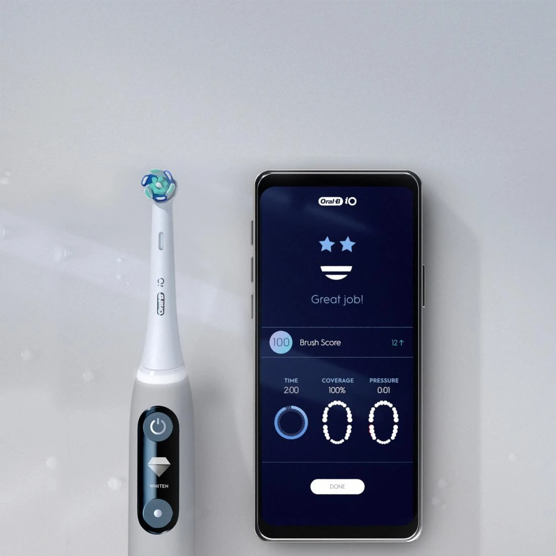 Elektrinis dantų šepetėlis Oral-B iO8, juodas