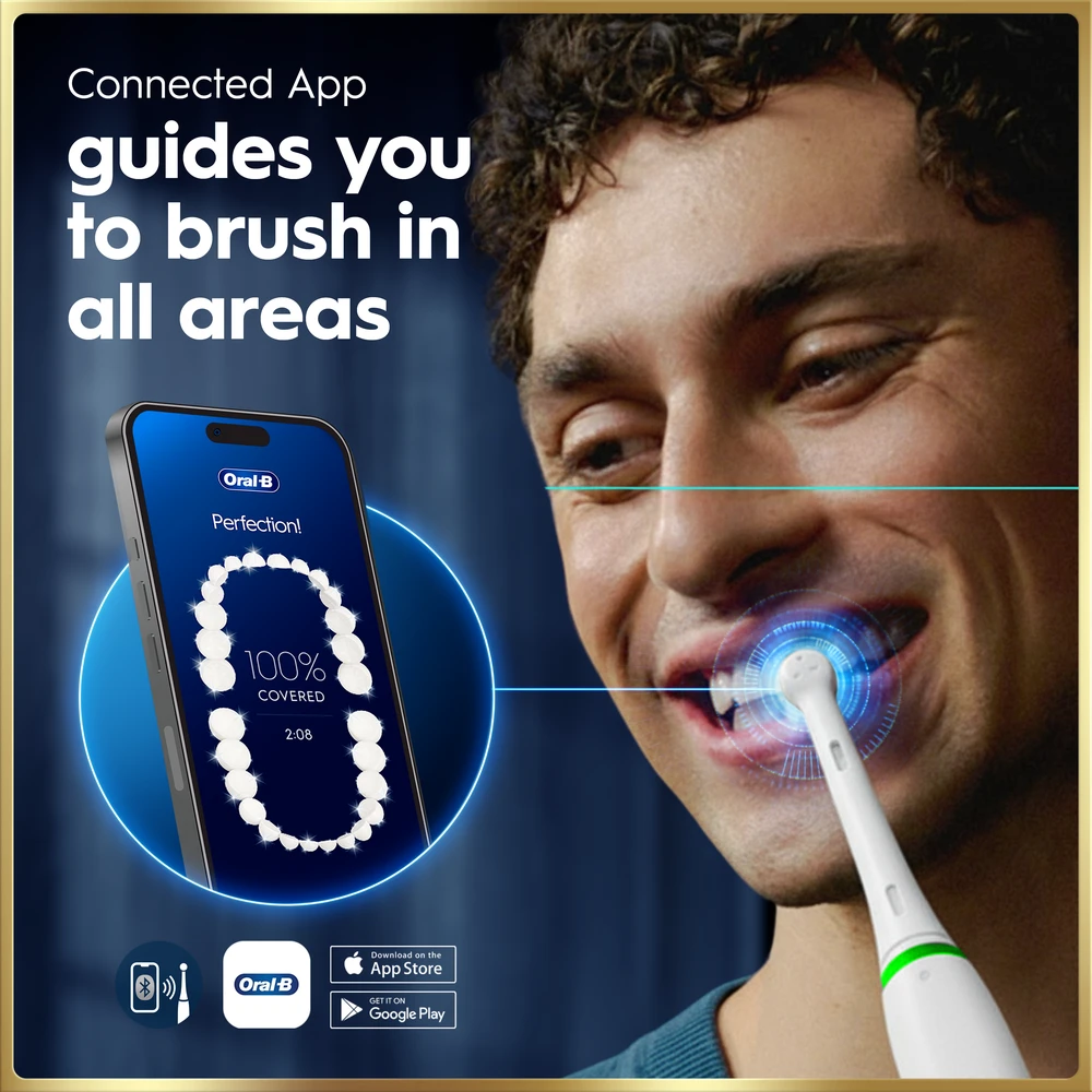 ORAL-B iO Series 9N Elektrinis dantų šepetėlis, baltos spalvos