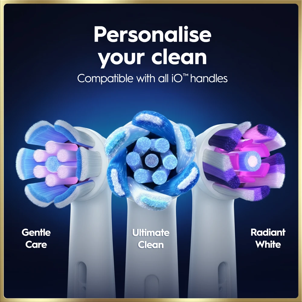 ORAL-B iO Series 9N Elektrinis dantų šepetėlis, baltos spalvos
