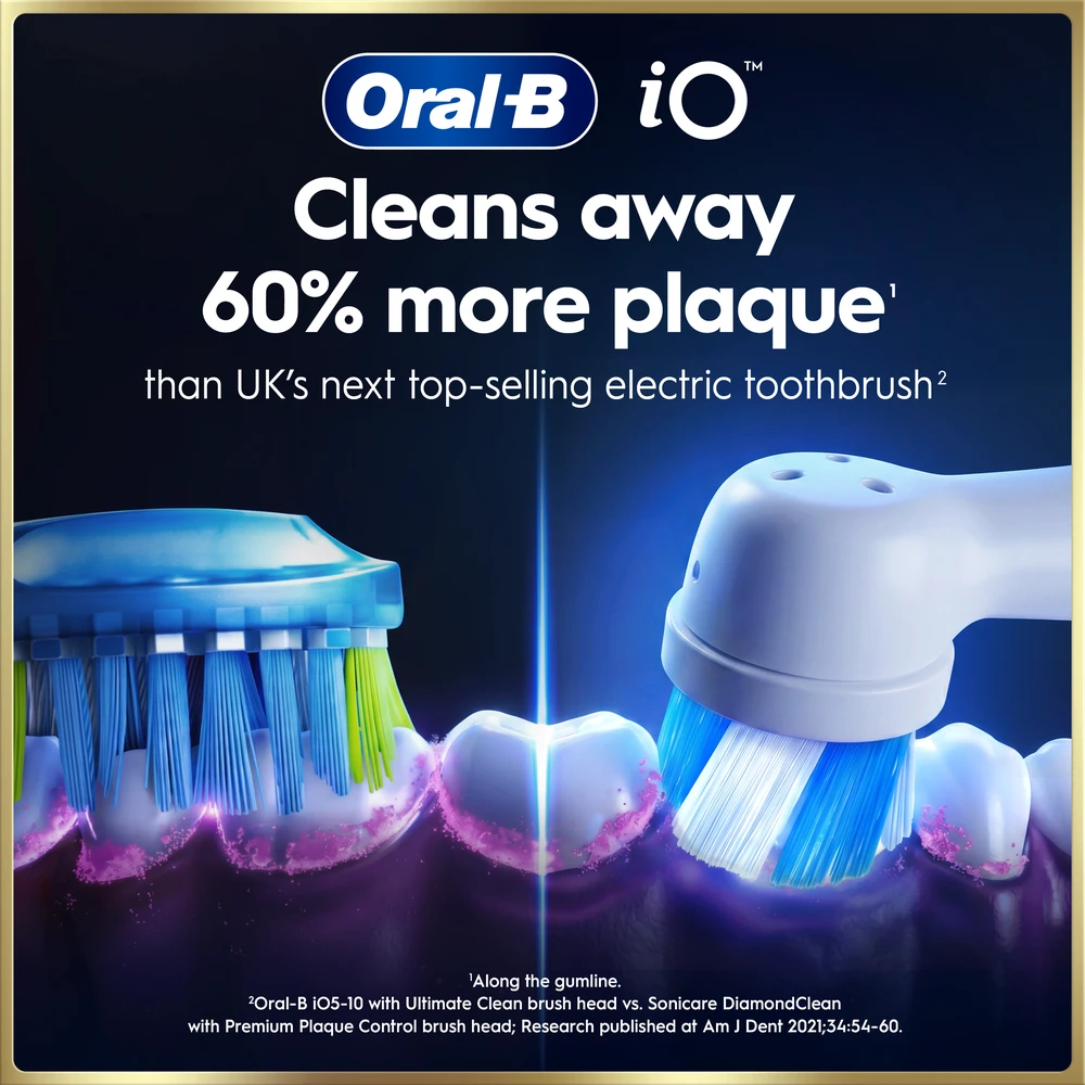 ORAL-B iO Series 9N Elektrinis dantų šepetėlis, baltos spalvos
