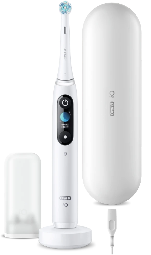 ORAL-B iO Series 9N Elektrinis dantų šepetėlis, baltos spalvos