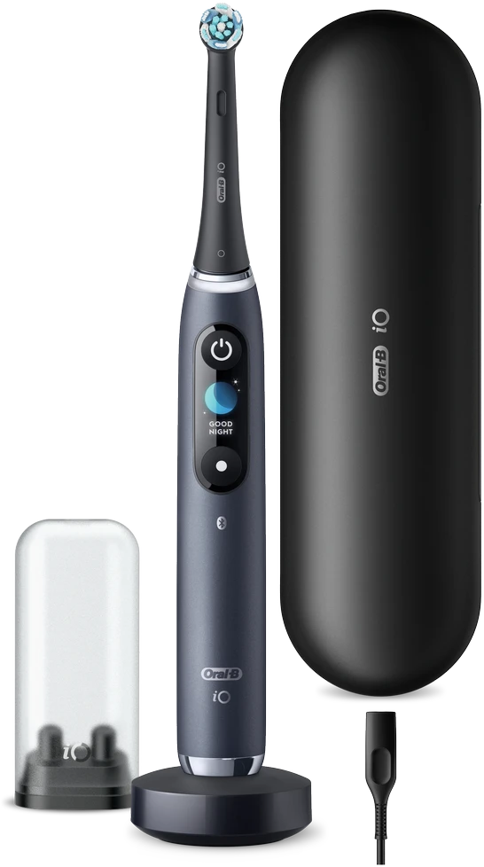 ORAL-B iO Series 9 Elektrinis dantų šepetėlis, juodos spalvos
