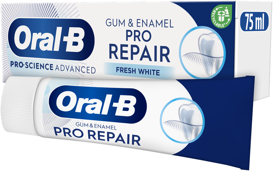 Braun Oral-B Gum &amp; Enamel Professional Gentle Whitening 75ml Dantų pasta