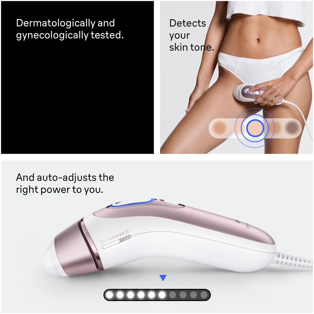 NAUJIENA Braun PL7321 Skin i·expert Pro7 IPL Fotoepiliatorius - Išmanioji alternatyva lazeriui.