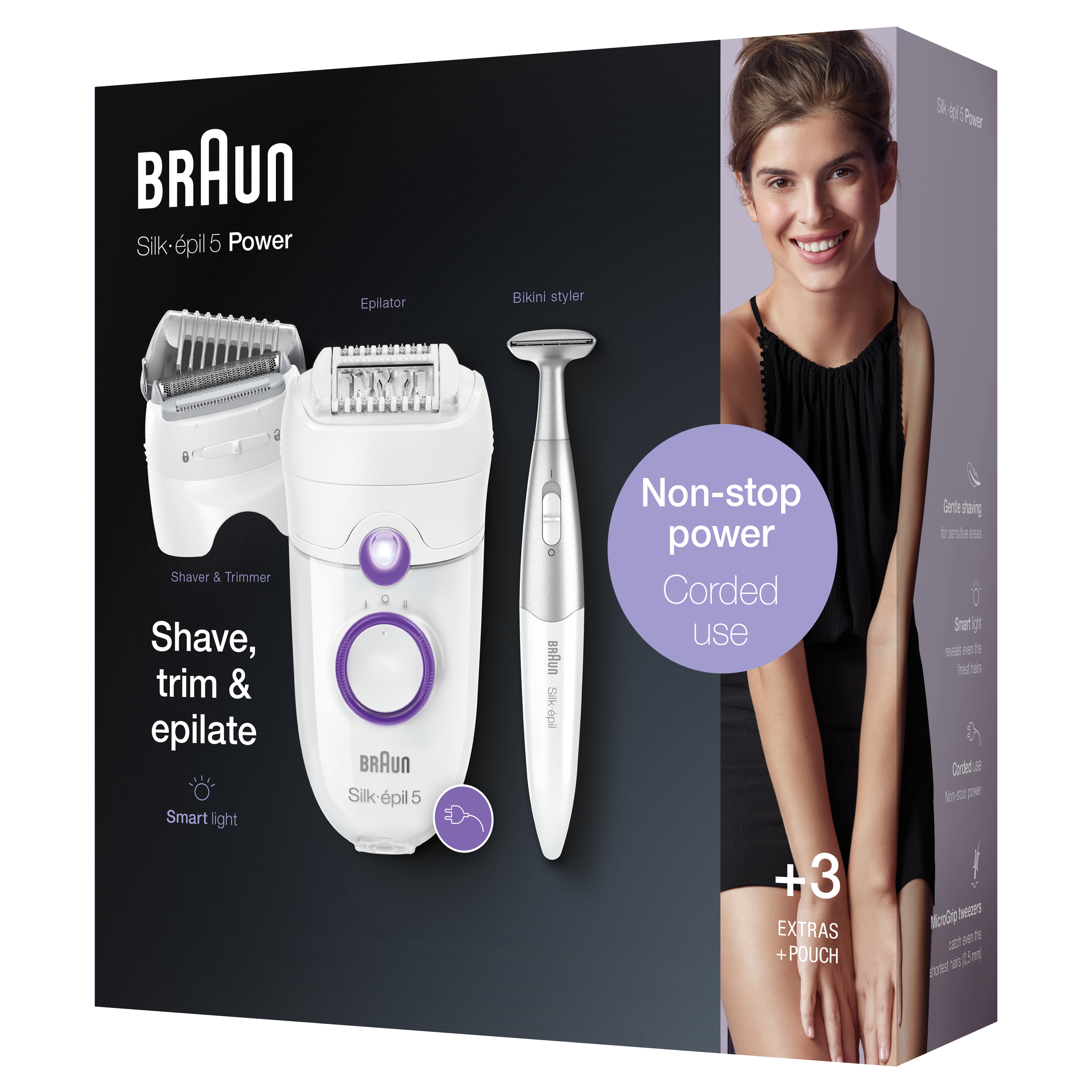 Braun SE5825P Epiliatorius Silk•èpil® 5