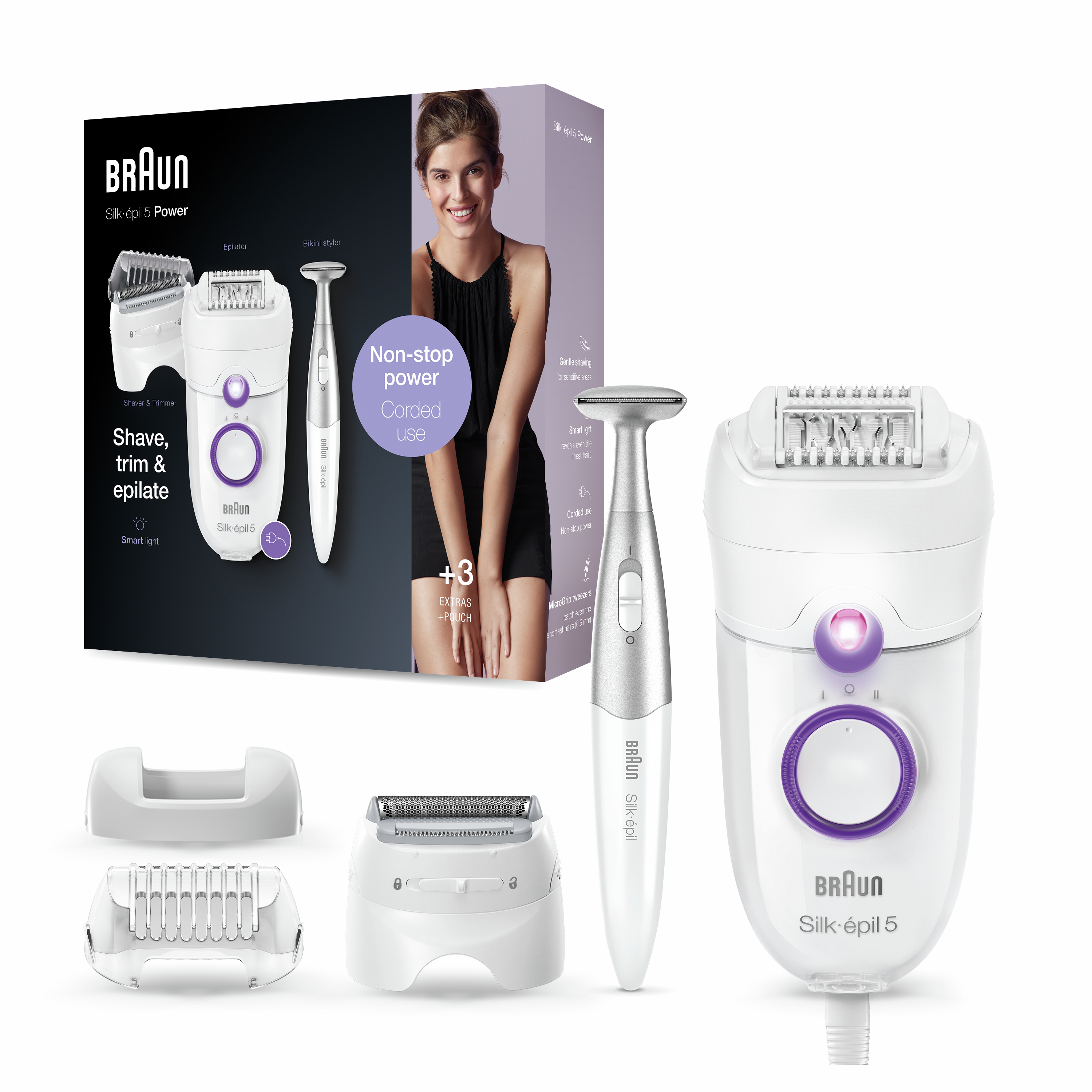 Braun SE5825P Epiliatorius Silk•èpil® 5