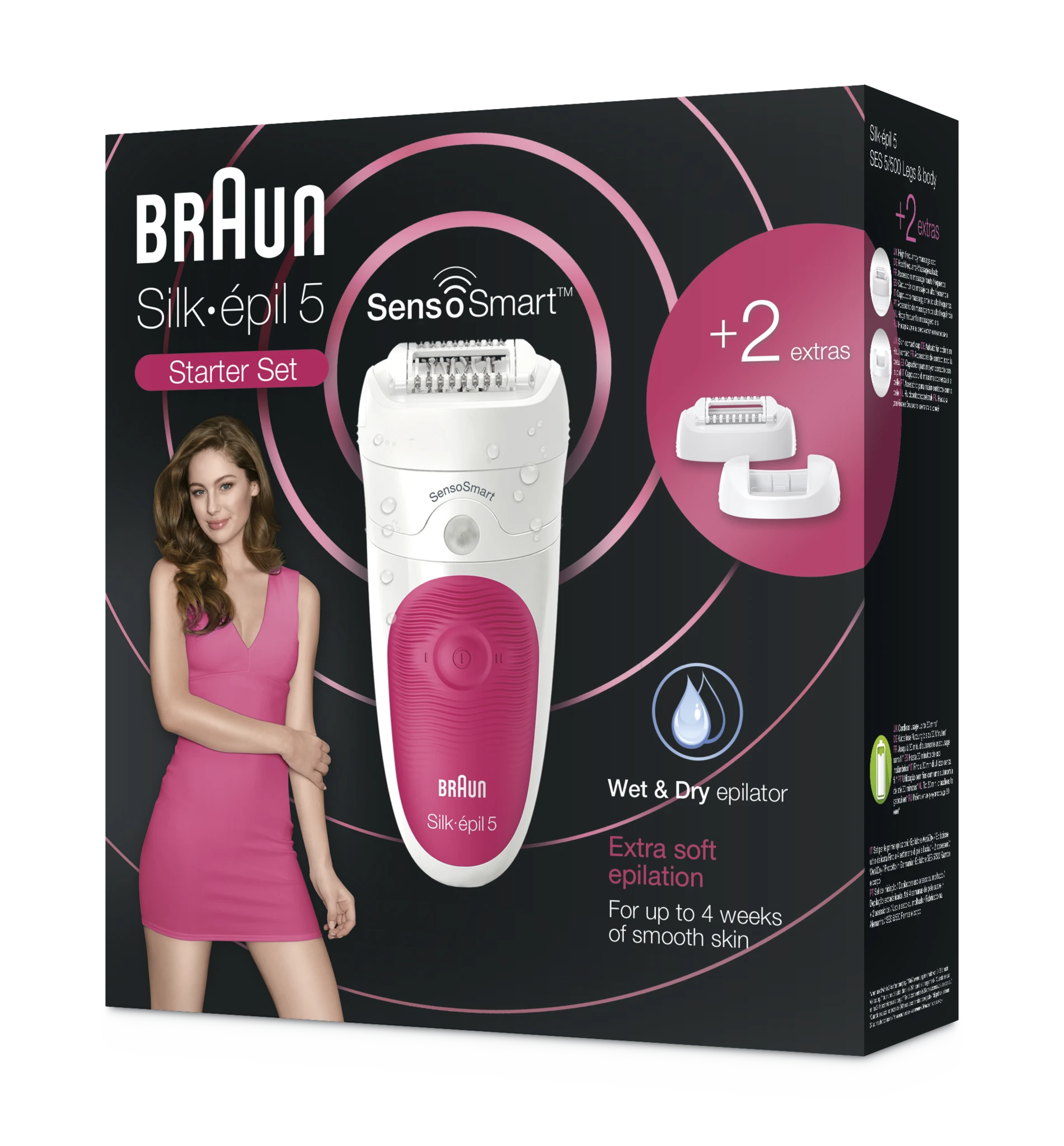 BRAUN SES 5500 SensoSmart Epiliatorius