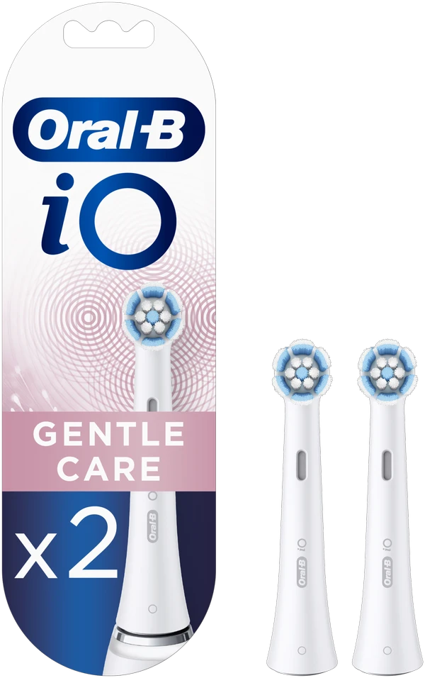 Oral-B iO Gentle Care antgaliai, pakuotė po 2 vnt.