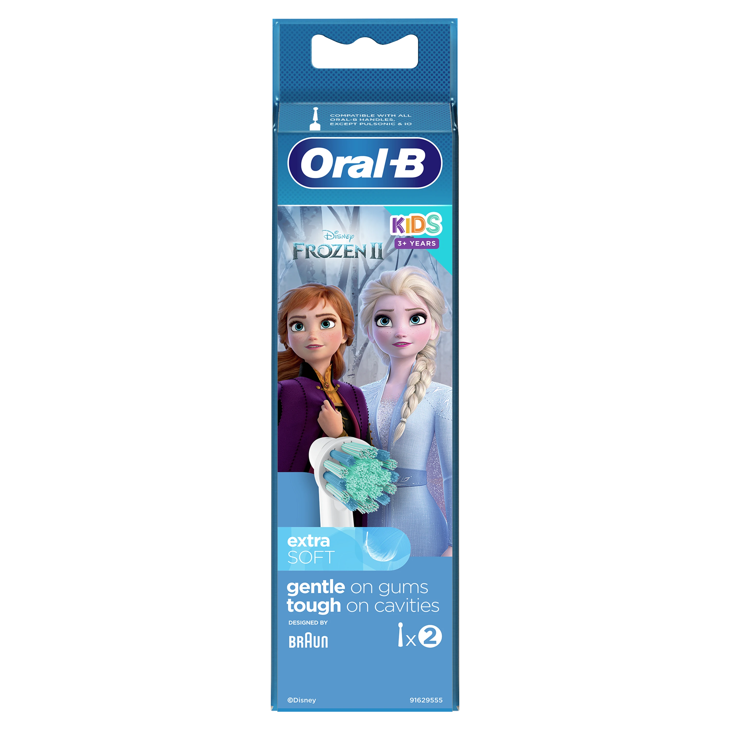 Dantų šepetėlio antgaliai Braun EB10-2 Frozen