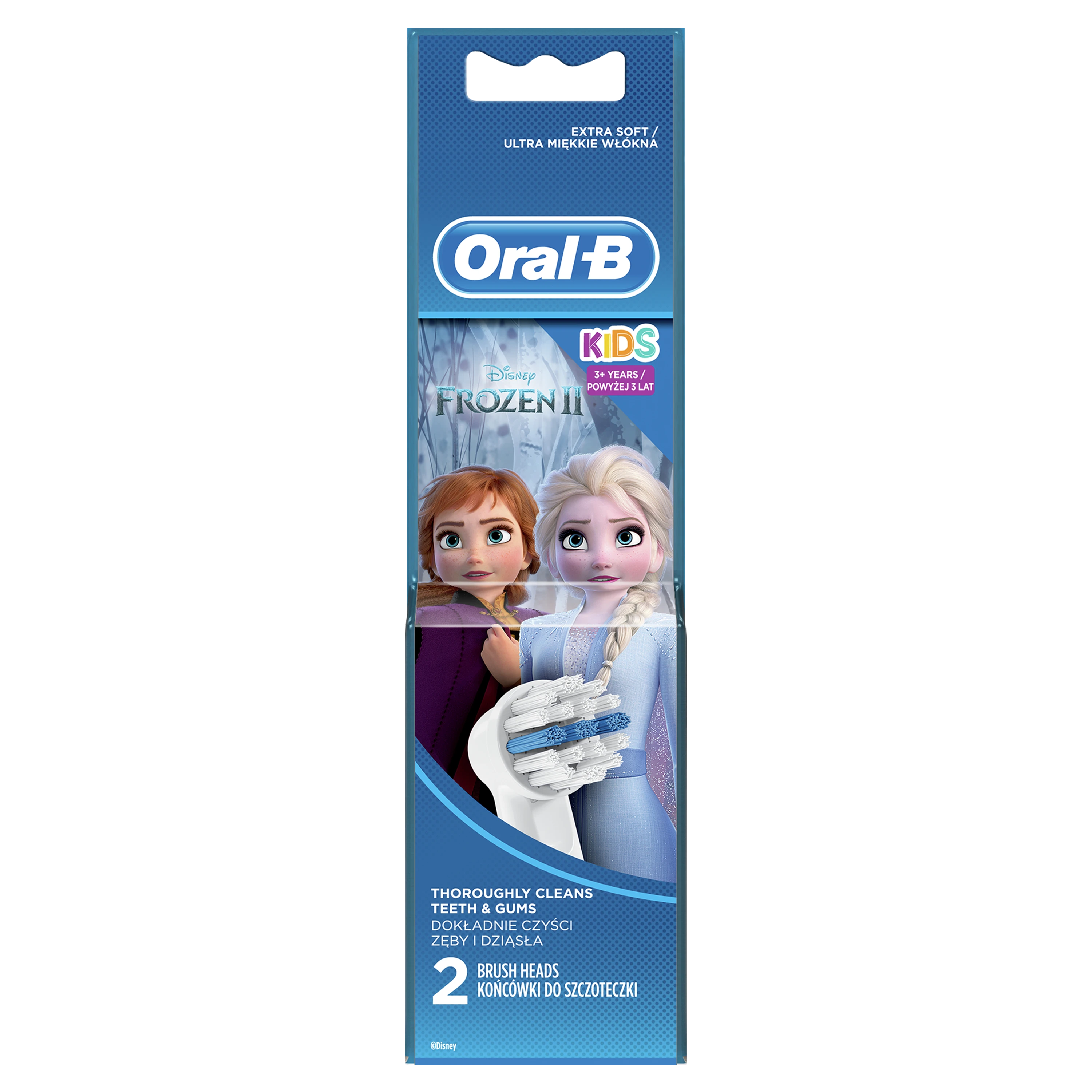 Dantų šepetėlio antgaliai Braun EB10-2 Frozen
