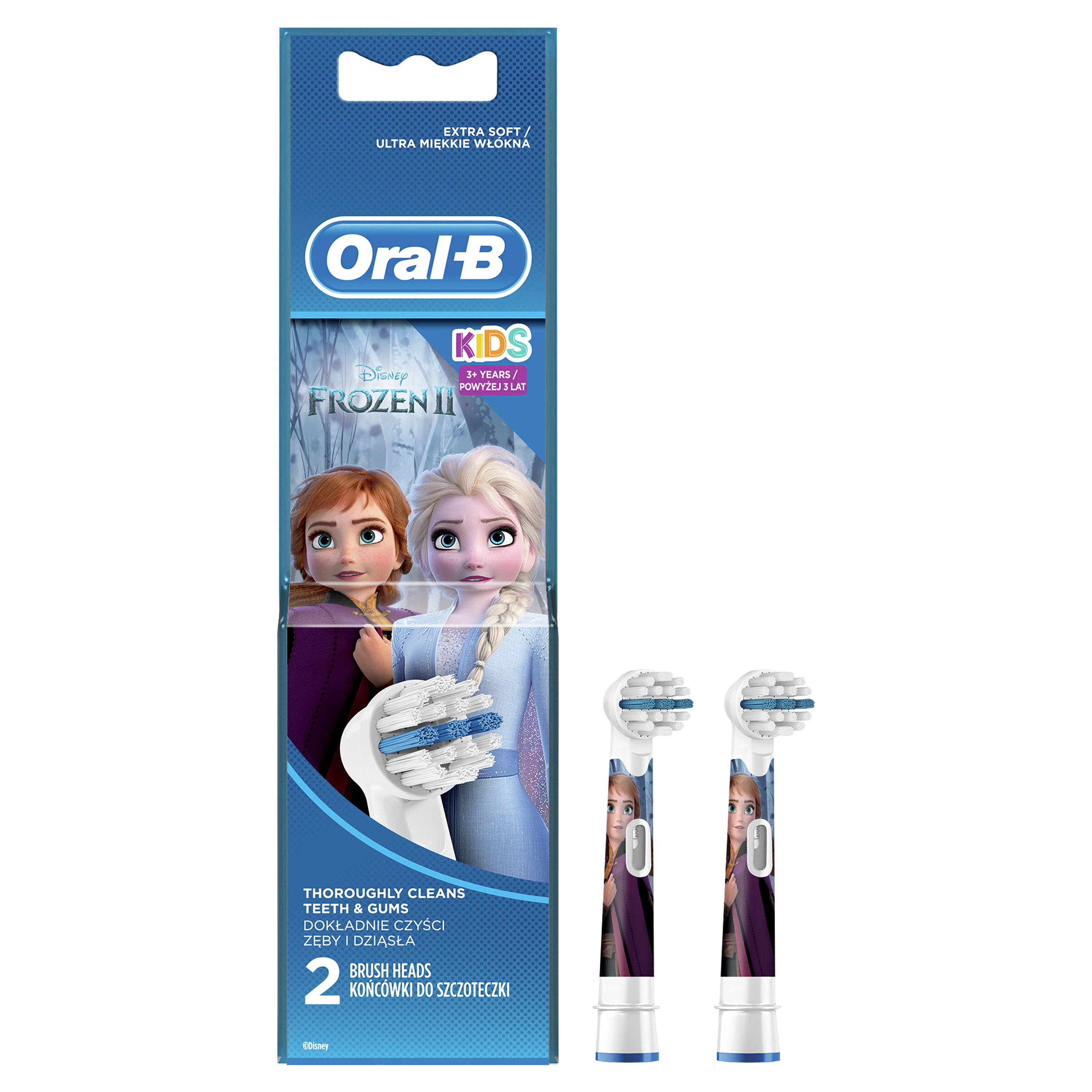 Dantų šepetėlio antgaliai Braun EB10-2 Frozen