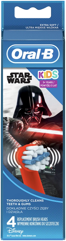 Dantų šepetėlių antgaliai Oral-B Star Wars pakuotė