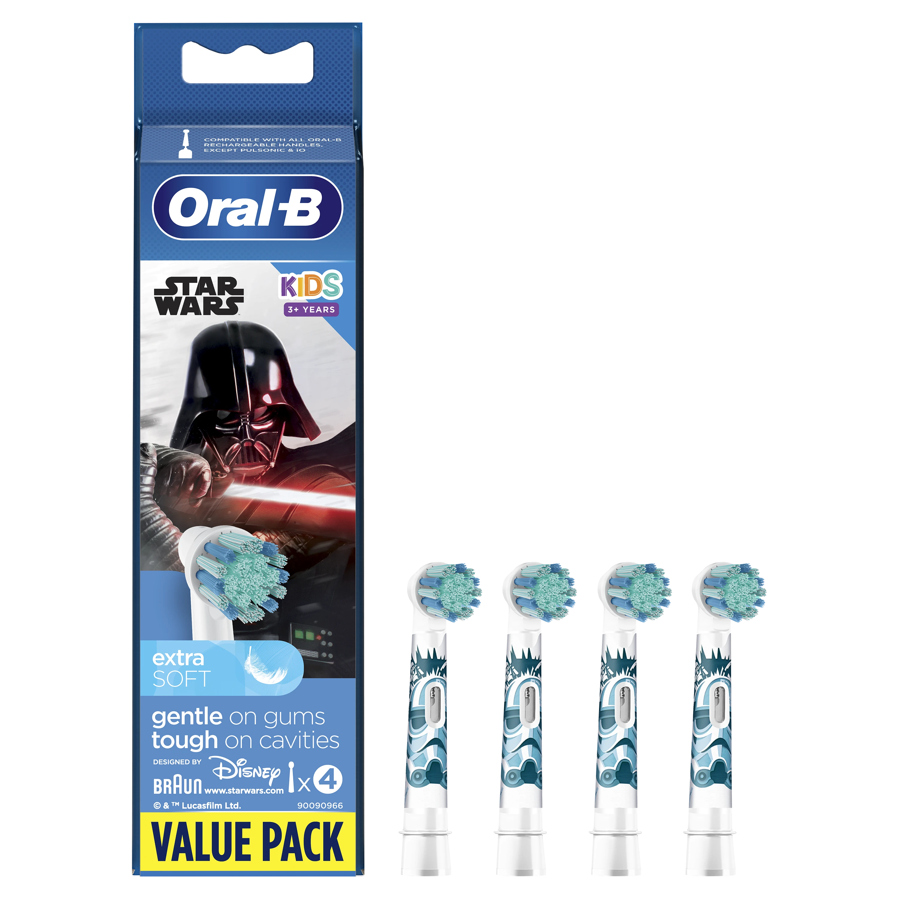 BRAUN EB 10-4K StarWars Extra soft antgaliai dantų šepetukams