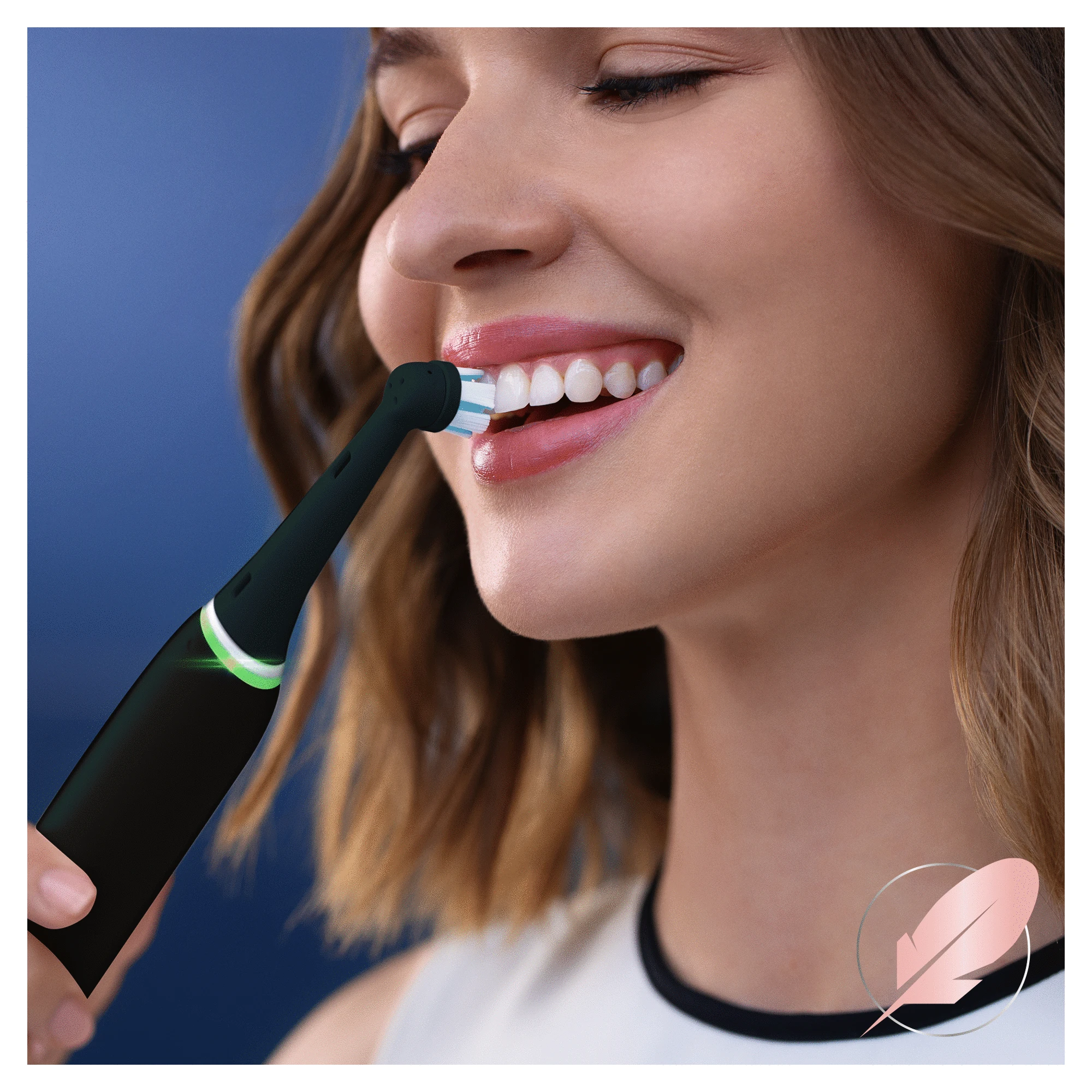 Braun SB-4 Oral-B iO Gentle Care Juodas keičiamos dantų šepetėlio galvutės 4 vnt.