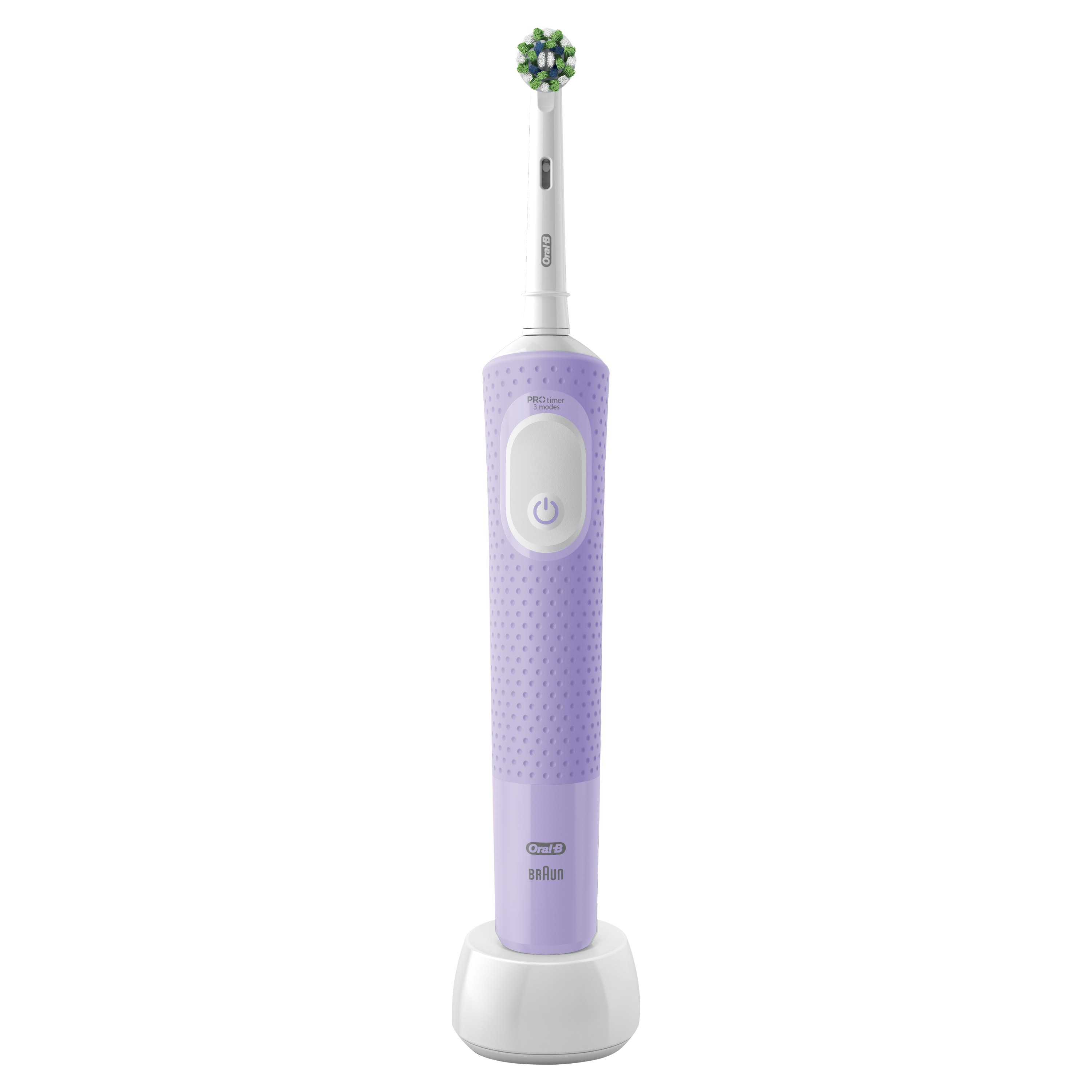 Braun Oral-B | Elektrinis dantų šepetėlis | D103 Vitality Pro | Įkraunamas | Suaugusiems | Šepetėlių skaičius galvutės įeina 1 | Number of teeth brushing modes 3 | Lilac Mist