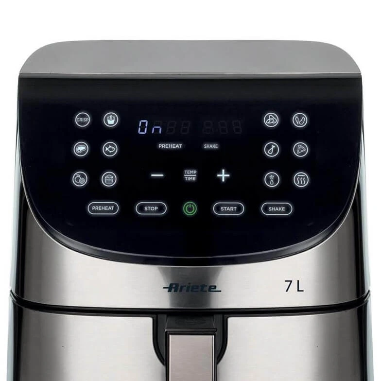 4628 Ariete Airy Fryer Metal 7L karšto oro gruzdintuvė aprašymas - Prekės nuotrauka