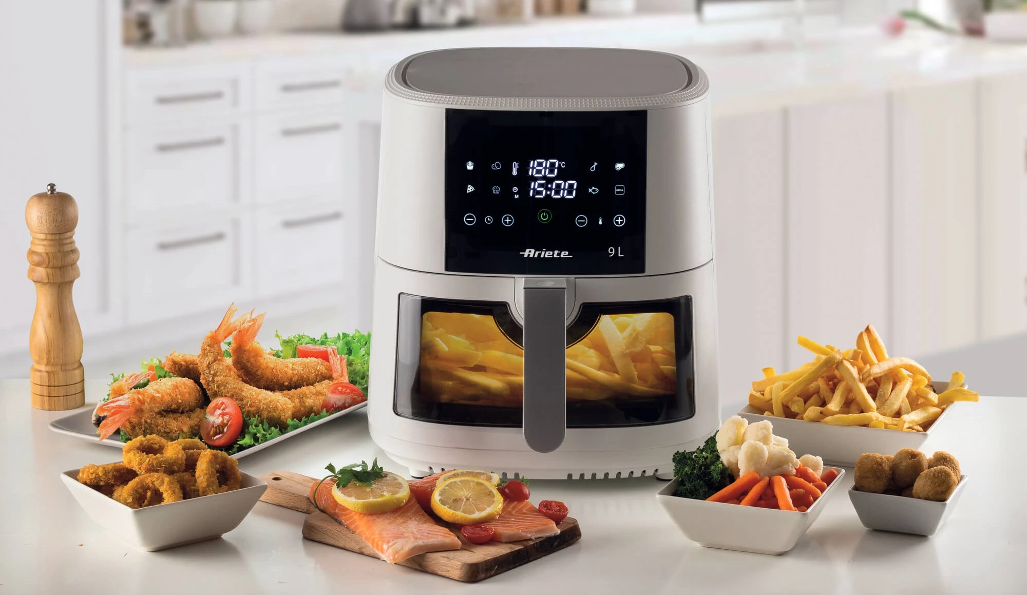 4630 Ariete Airy Fryer 9L karšto oro gruzdintuvė aprašymas - Prekės nuotrauka