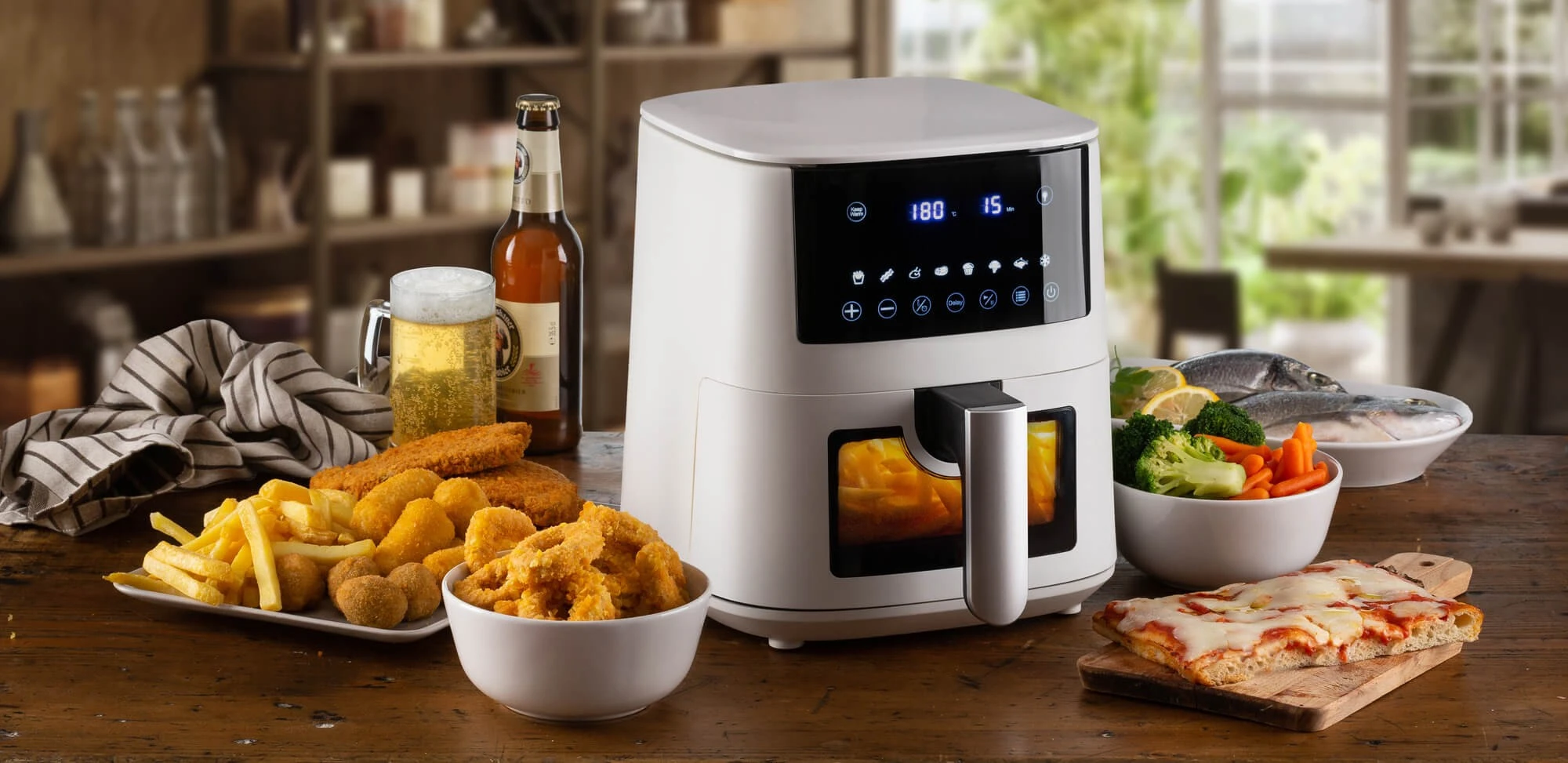 4633 Ariete Airy Fryer 4L karšto oro gruzdintuvė aprašymas - Prekės nuotrauka