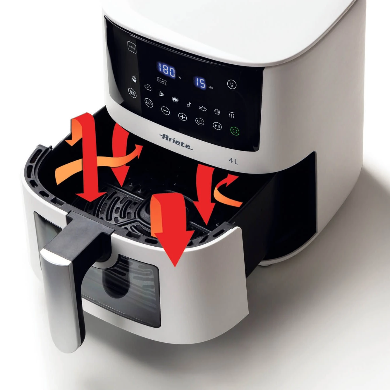 4633 Ariete Airy Fryer 4L karšto oro gruzdintuvė aprašymas - Prekės nuotrauka