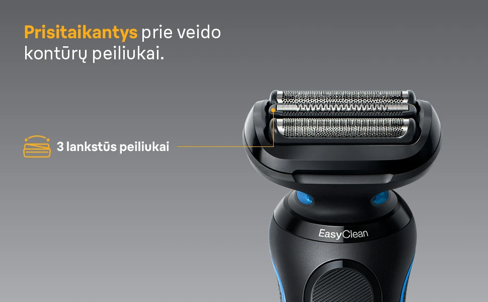 Braun 52-B1650s barzdaskutė Series 5 aprašymas - Prekės nuotrauka