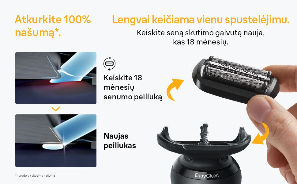 Braun 54B Series 5 tinklelis aprašymas - Prekės nuotrauka