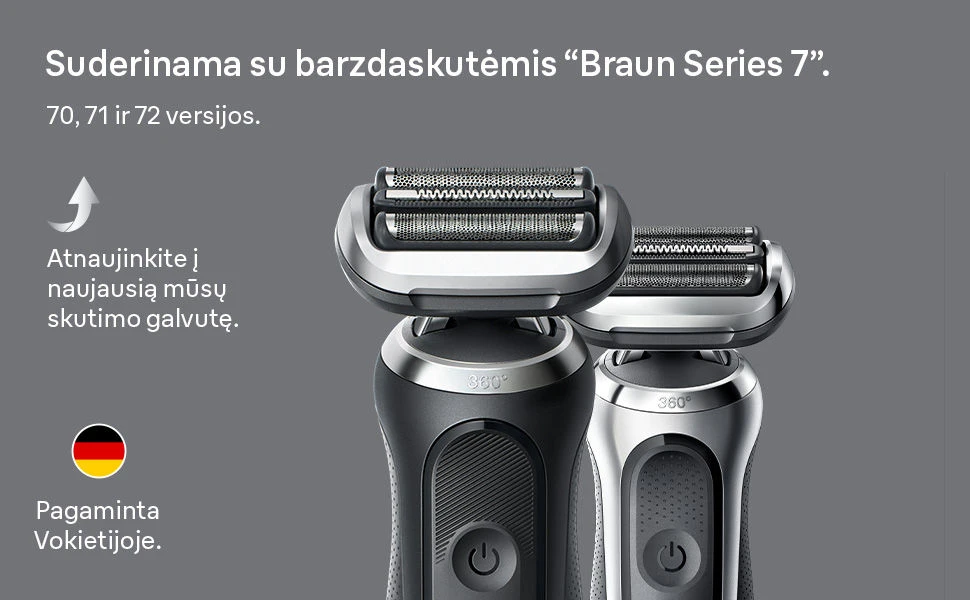 Braun 74S Series 7 tinklelis aprašymas - Prekės nuotrauka