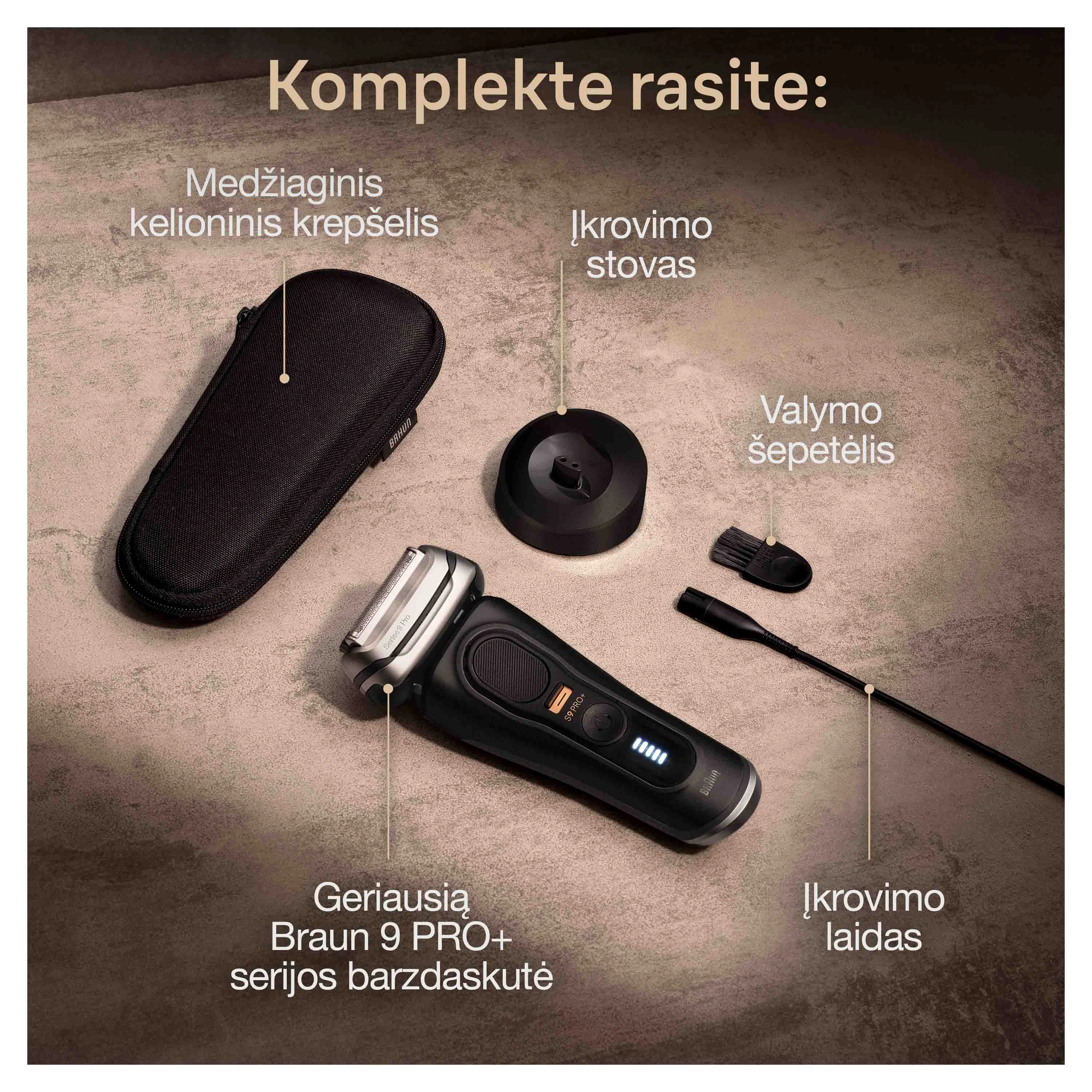 Barzdaskutė Braun Series 9 Pro+ 9515s aprašymas - Prekės nuotrauka