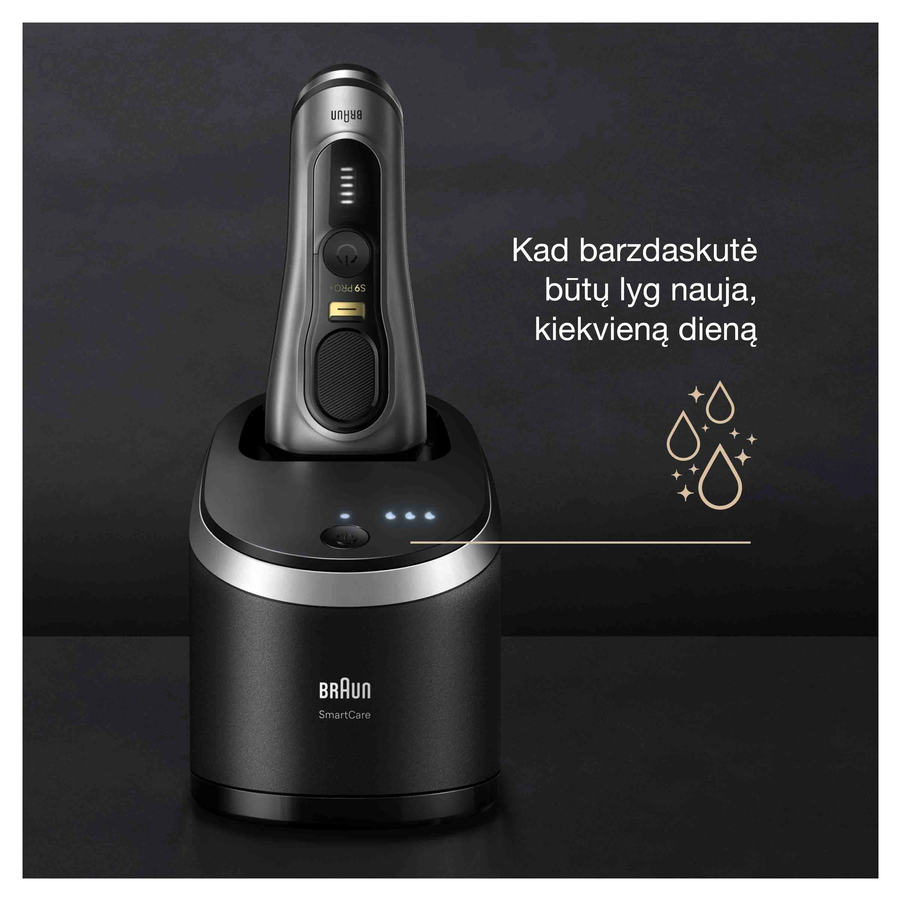 Barzdaskutė Braun Series 9 PRO+, Wet & Dry, 9565cc aprašymas - Prekės nuotrauka