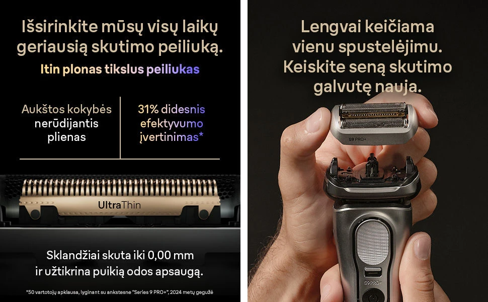 Braun 96M Combi Pack Series 9 Pro aprašymas - Prekės nuotrauka