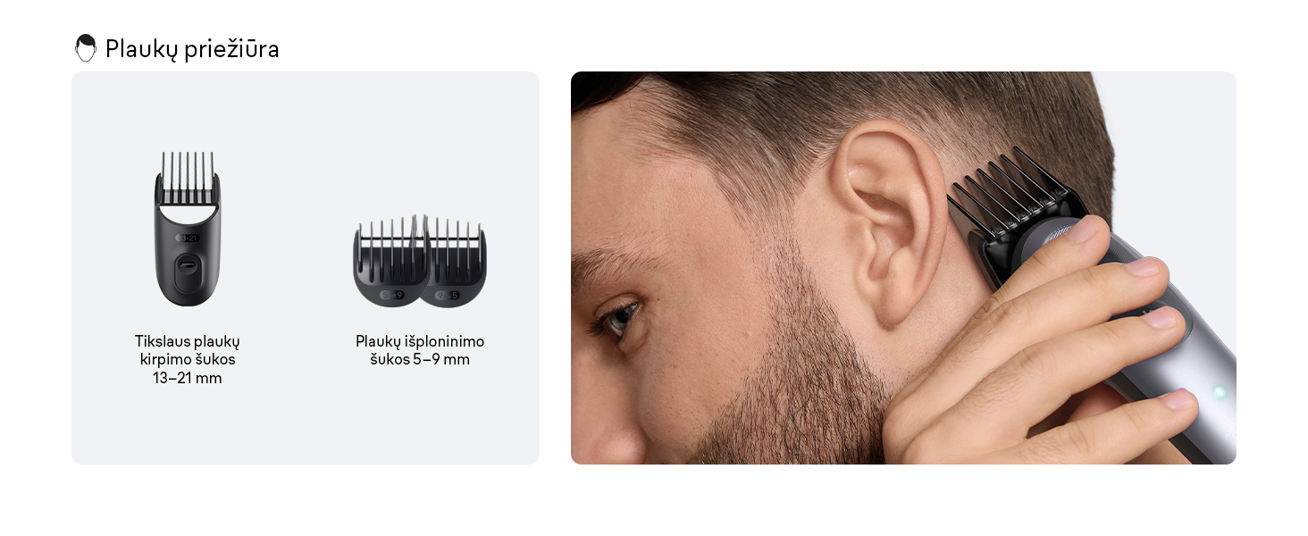 Barzdaskutė AIO9520 Braun Kirpimo Rinkinys Viskas Viename 23in1 aprašymas - Prekės nuotrauka