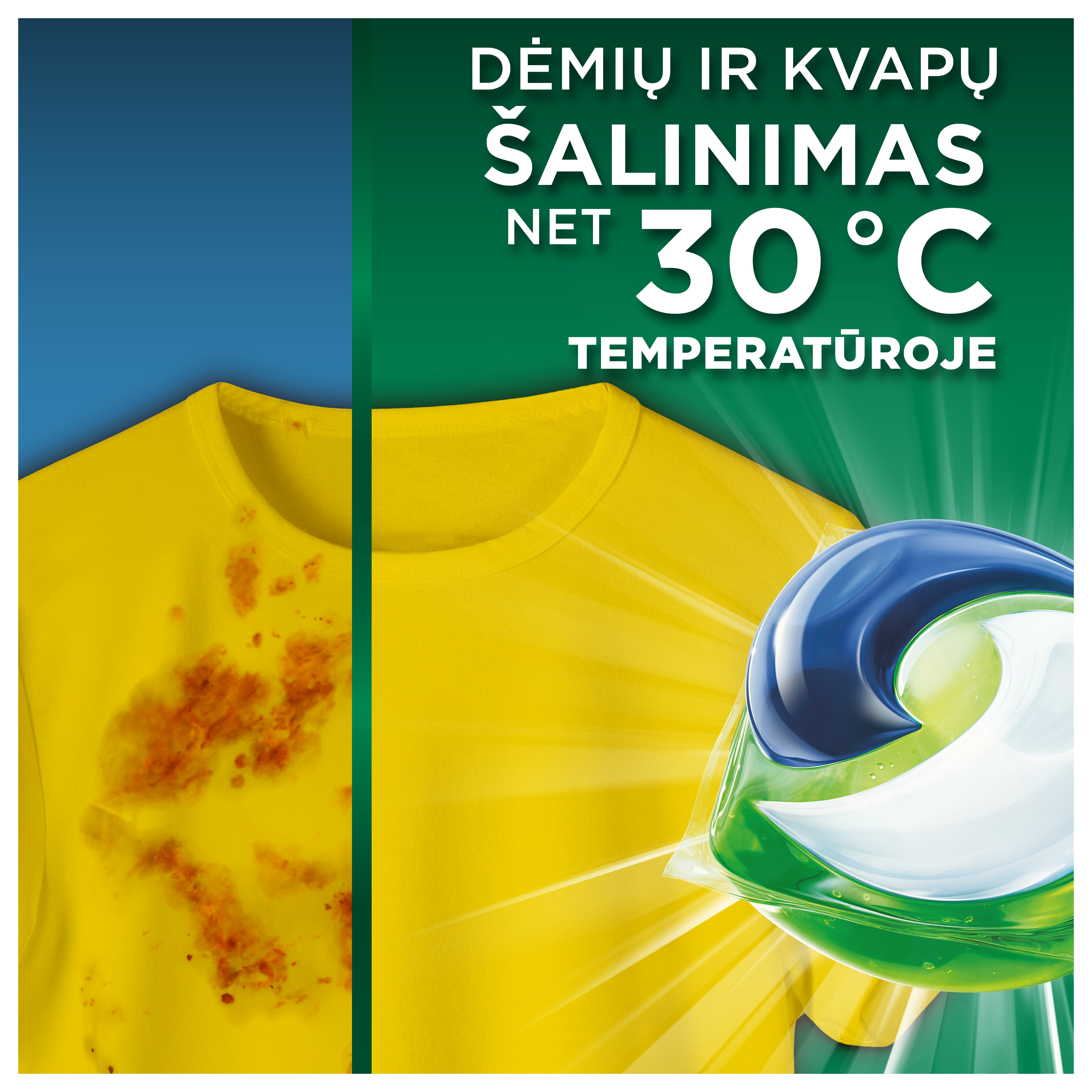 Ariel All-in-1 Pods Color Želinės Skalbimo Kapsulės, 100 Kapsulės aprašymas - Prekės nuotrauka