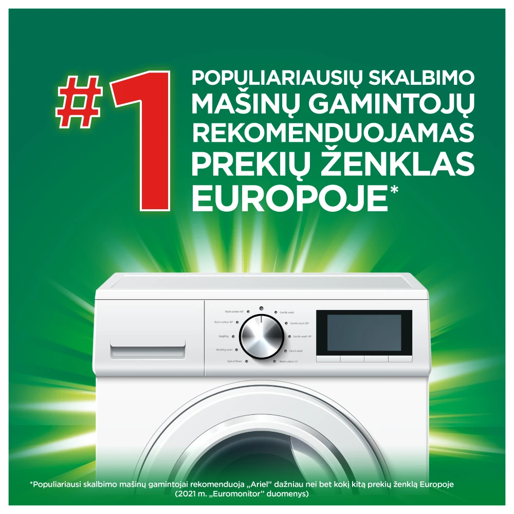 Ariel Color Prausimosi Gelis, 60 Plovimų, 2.7L aprašymas - Prekės nuotrauka