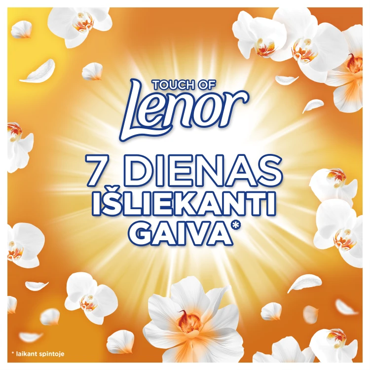 Ariel Touch Of Lenor Gold Orchid Prausimosi Gelis, 80 Plovimų, 3.6 L aprašymas - Prekės nuotrauka