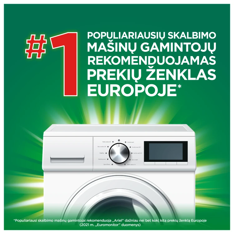 Ariel Touch Of Lenor Spring Awakening Prausimosi Gelis, 90 Plovimų, 4.05 L aprašymas - Prekės nuotrauka