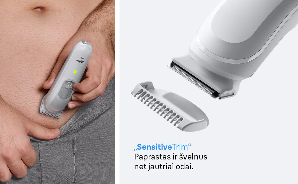 BG3500 Braun kūno plaukų kirpimo mašinėlė aprašymas - Prekės nuotrauka