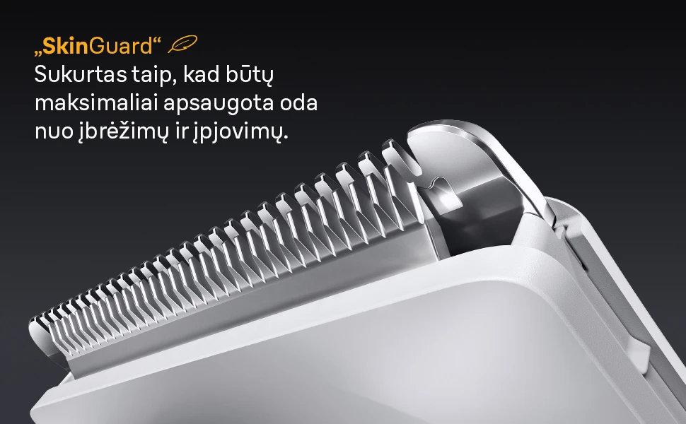 BG5550 Braun kūno plaukų kirpimo mašinėlė aprašymas - Prekės nuotrauka