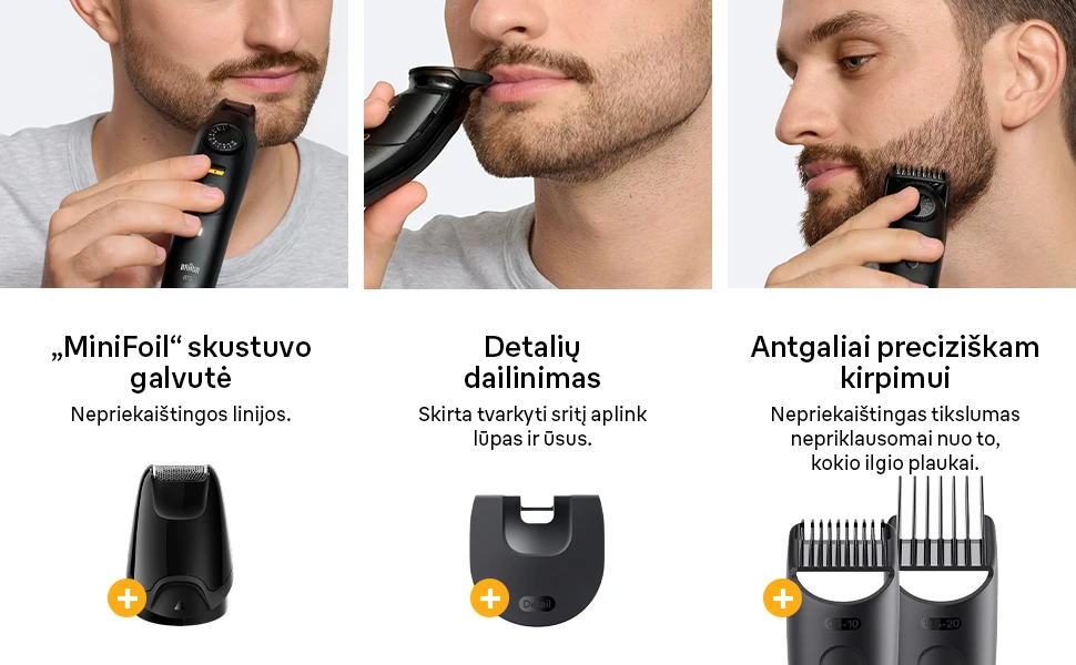 BT5560 Braun Barzdakirpė aprašymas - Prekės nuotrauka