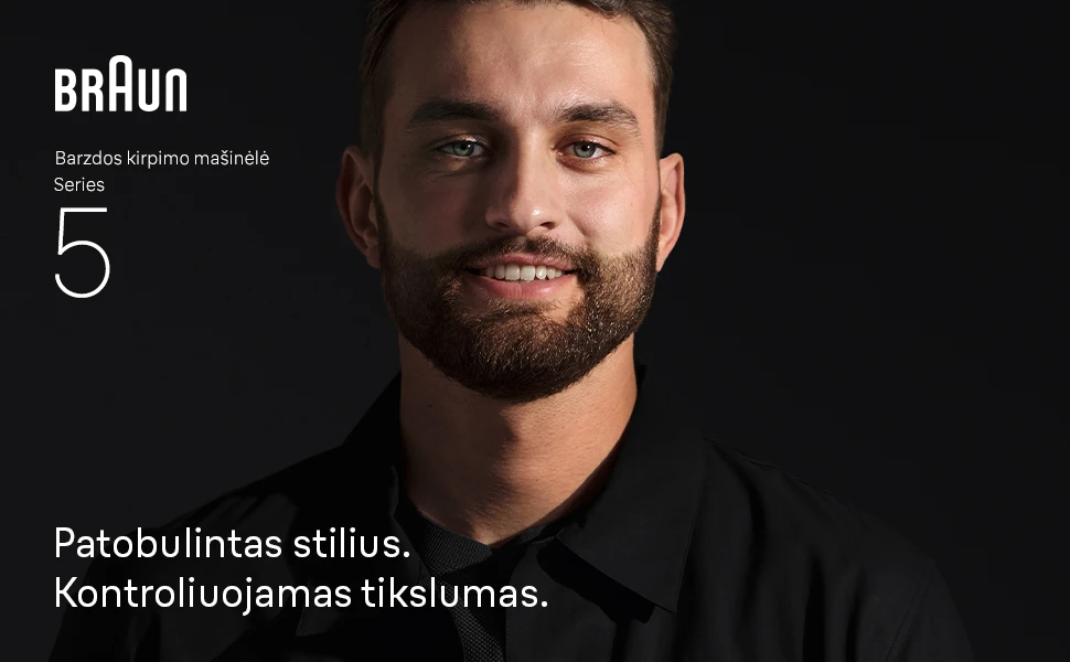 BT5560 Braun Barzdakirpė aprašymas - Prekės nuotrauka
